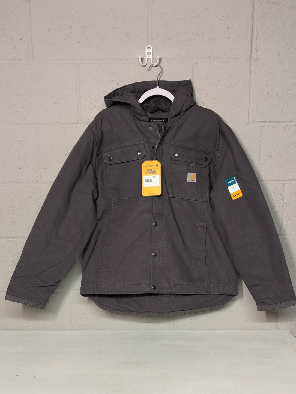 NWT Carhartt Bartlett Duck Jacket Men’s Large | Relaxed Workwear Utility Coat - Picture 3 of 16